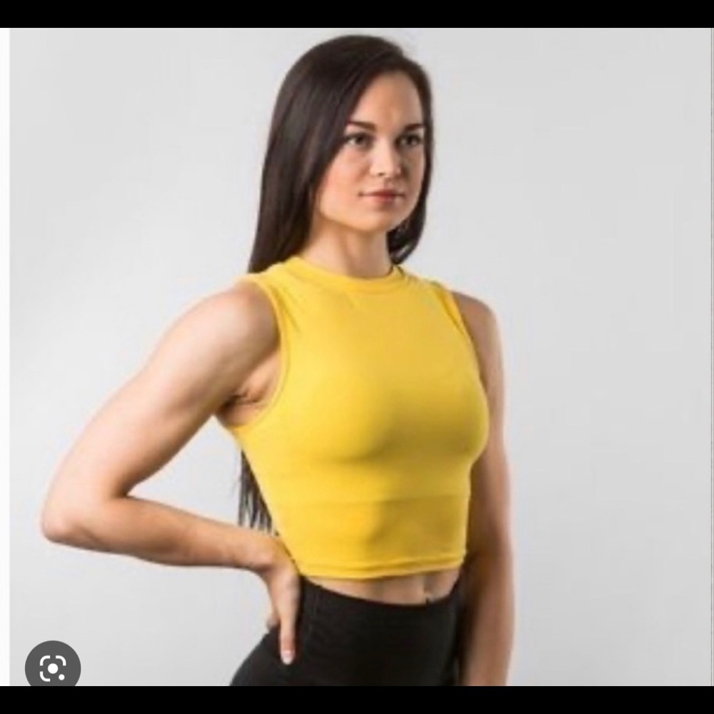 Ultrasoft Alphalete crop tank top Small